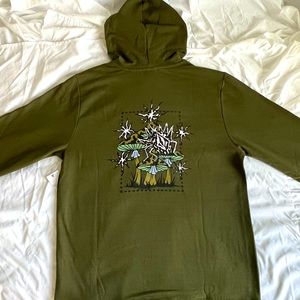 Volcom green hoodie